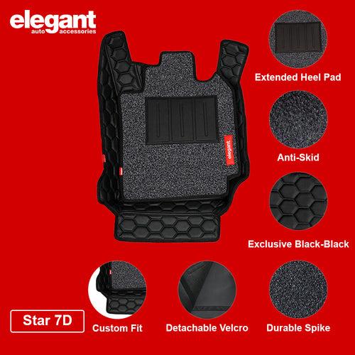 Elegant Star 7D Car Floor Mats For Honda Elevate