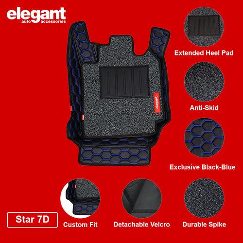 Star 7D Car Floor Mats For Skoda Kushaq