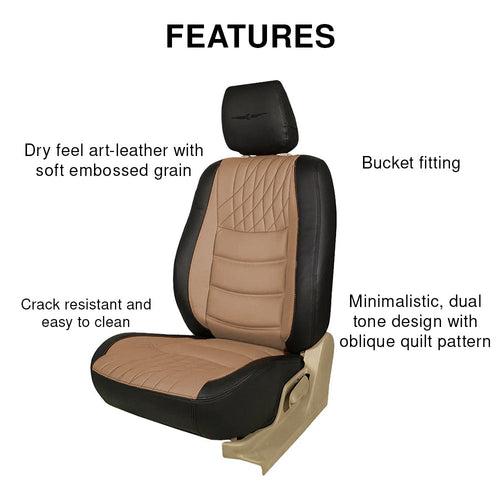 Glory Colt Duo Art Leather Car Seat Cover For Mahindra XUV 3XO