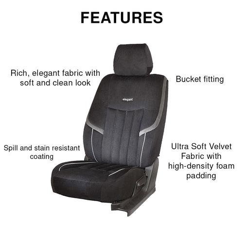 King Velvet Fabric Car Seat Cover For Maruti Jimny