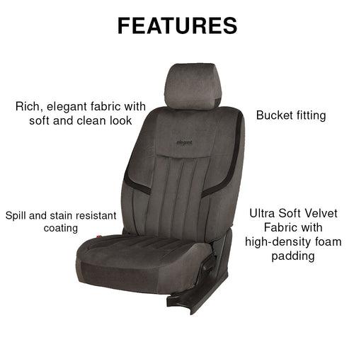 King Velvet Fabric Car Seat Cover For Mahindra XUV 3XO