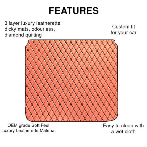 Luxury Leatherette Car Dicky Mat For Volvo Xc 60