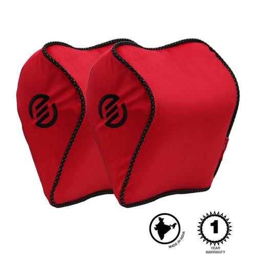 Elegant Memory Foam Neck Rest D Car Support Pillow (Set of 2)