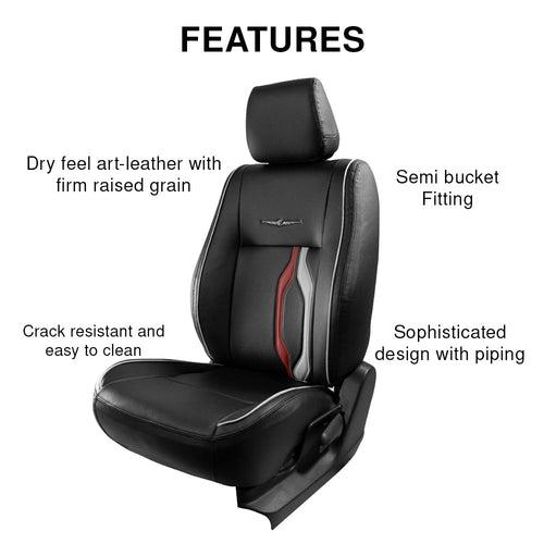 Vogue Trip Plus Art Leather Bucket Fitting Car Seat Cover For Maruti Jimny