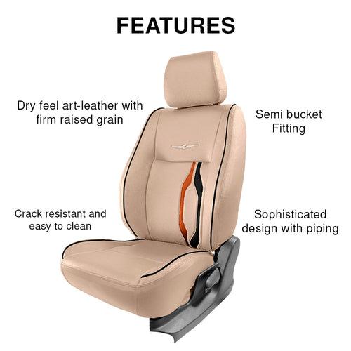 Vogue Trip Plus Art Leather Bucket Fitting Car Seat Cover For Maruti Jimny