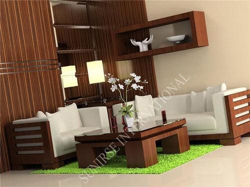 Contemporary Wooden Sofa set with 1 Center Table - Choose your combination