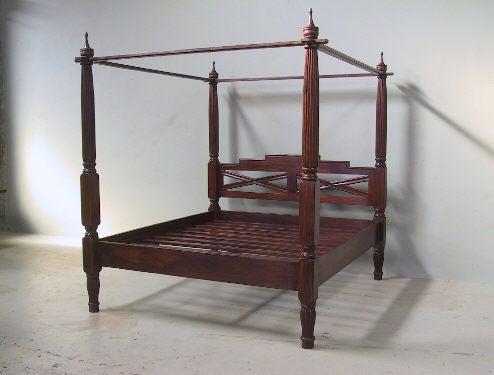 Artistic wooden Queen / King Size Poster Bed