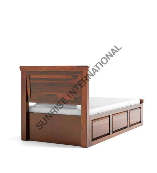 Contemporary Wooden Single Bed with storage !