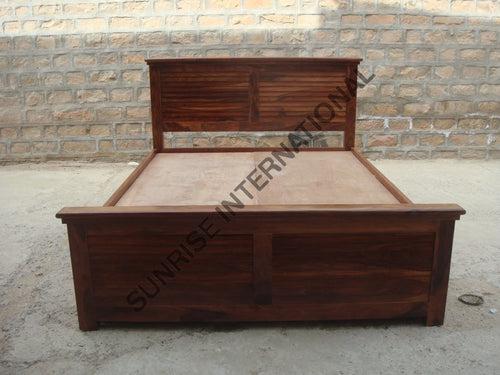 DESIGNER WOODEN QUEEN / KING SIZE STORAGE BED WITH 2 OPTIONAL MATCHING BEDSIDE CABINET