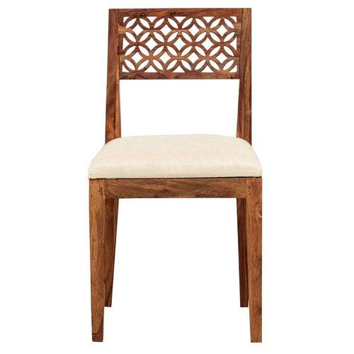 Designer Wooden Dining chair with seat cushion !