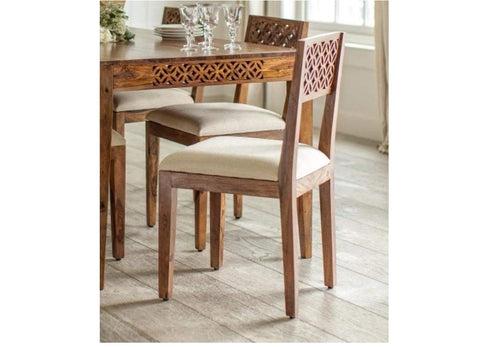 Designer Wooden Dining chair with seat cushion !