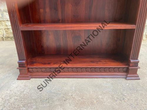 Wooden bookcase bookshelf Display rack with hand carving !