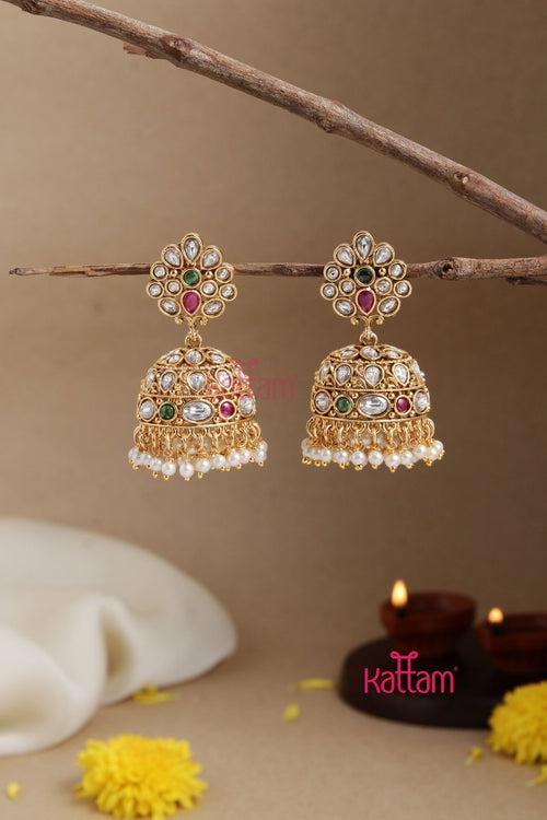 Ethnic Pearl Jhumka