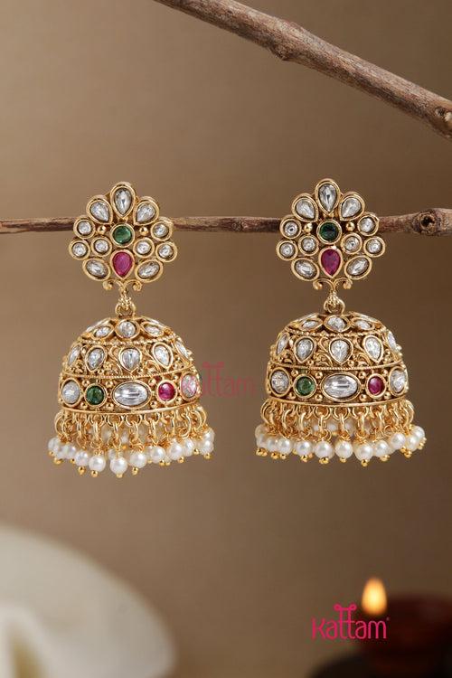 Ethnic Pearl Jhumka