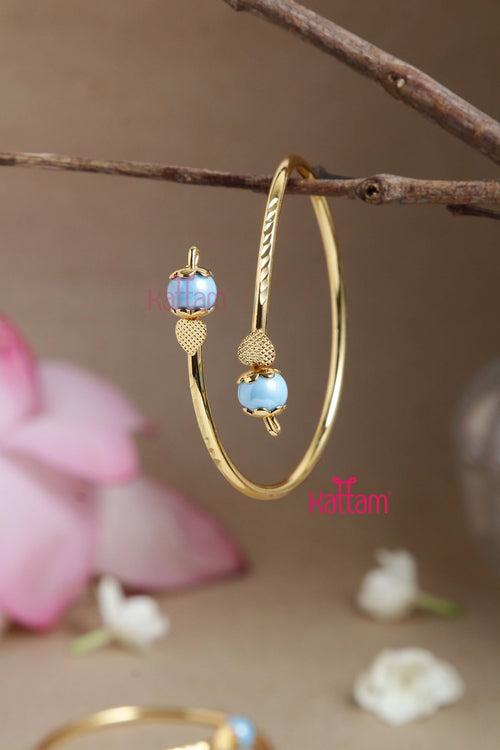 lightblue Ball Kada Bangle