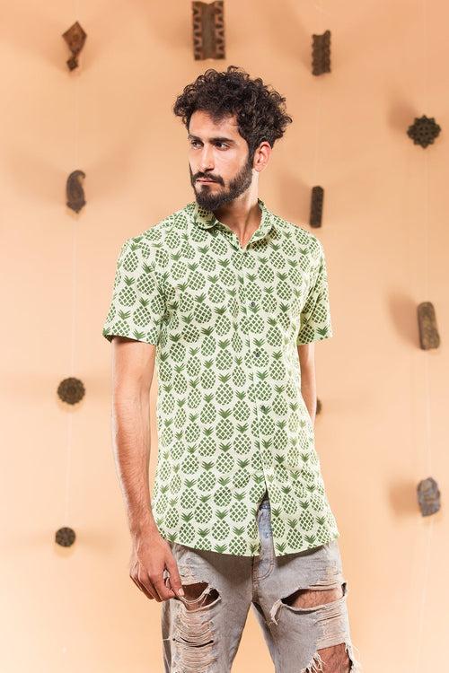 Green Pineapple Shirt