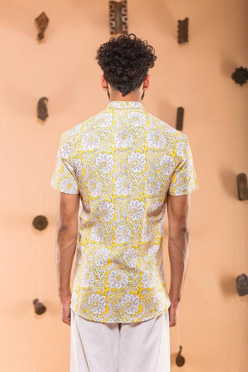 Yellow Floral Shirt