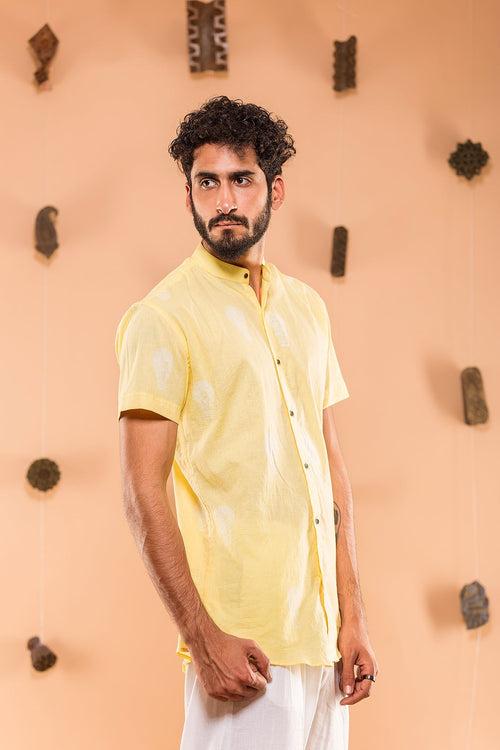 Dimag ki Batti Jali Yellow Shirt