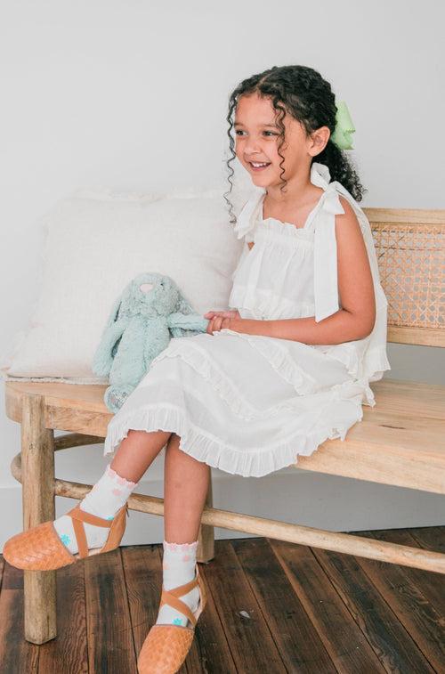 Ivory Ruffle Dress