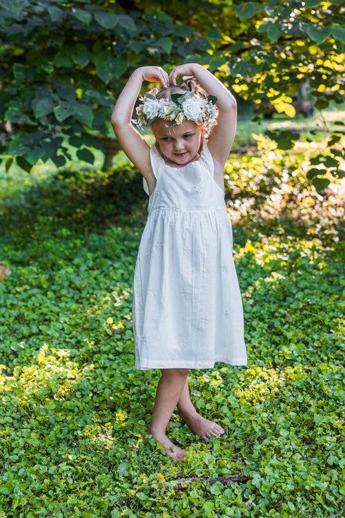 Floral Embroidered Angel Dress