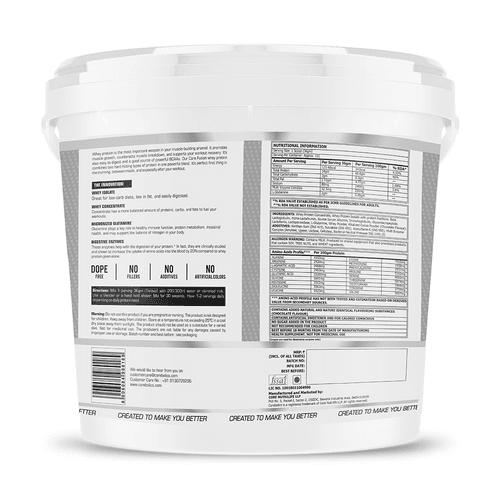 Corebolics Core Fusion Whey Protein (4 kg , 111 Servings) + FREE T-SHIRT