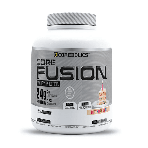 COREBOLICS CORE FUSION WHEY PROTEIN (2 KG , 55 SERVINGS) + SIPPER BOTTLE 1.0 LITRE FREE