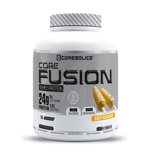 COREBOLICS CORE FUSION WHEY PROTEIN (2 KG , 55 SERVINGS) + SIPPER BOTTLE 1.0 LITRE FREE