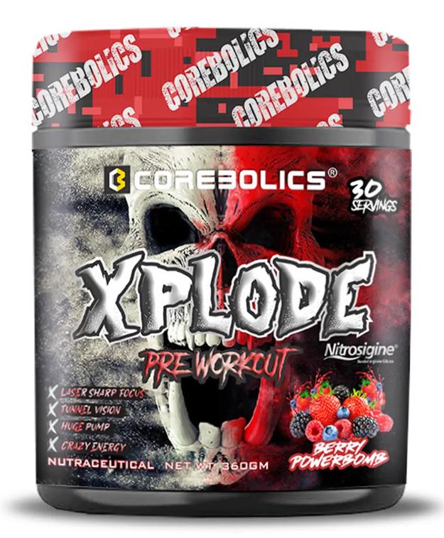 COREBOLICS XPLODE (BLACK SERIES) PRE WORKOUT (360 GM, 30 SERVINGS)