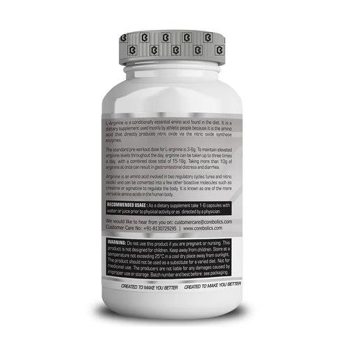 Corebolics L-Arginine (Nitric Oxide Booster)