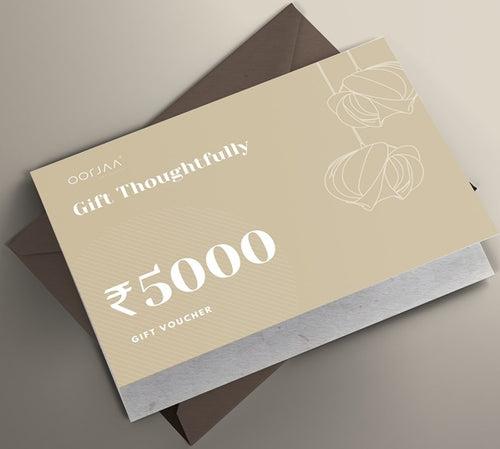 Oorjaa Gift Card