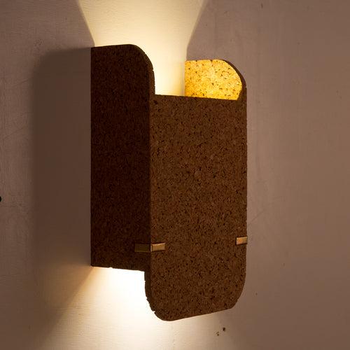 Jude Wall Lamp (Dark Cork)