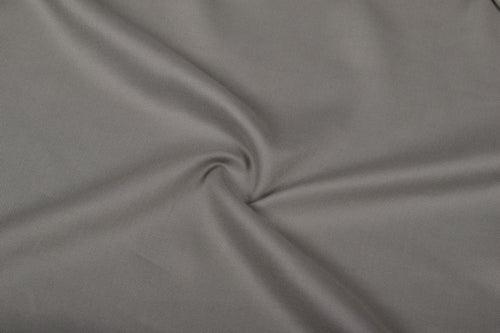 Light Gray Plain Viscose Twill Fabric