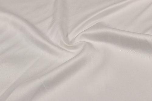 Off White Plain Tencel Drill Viscose Fabric