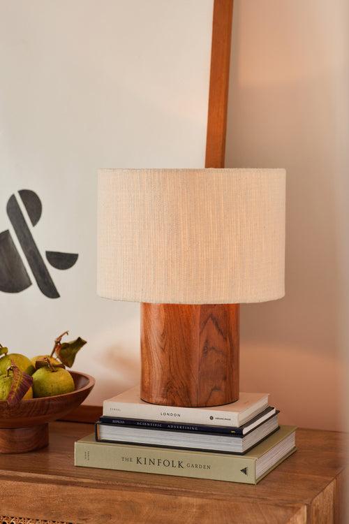 Skog Table Lamp, Acacia wood, Medium