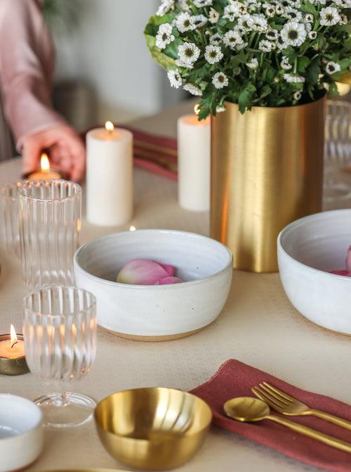 Snowdrop Serving Bowls