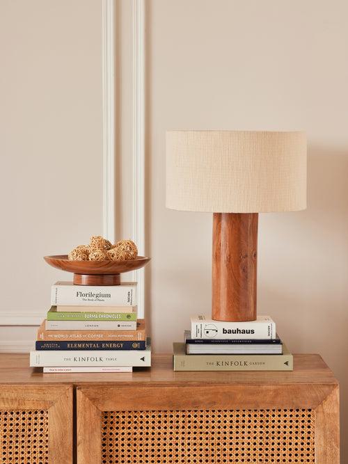 Skog Table Lamp, Acacia wood, Large