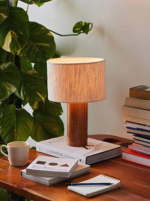 Skog Table Lamp, Acacia wood, Small