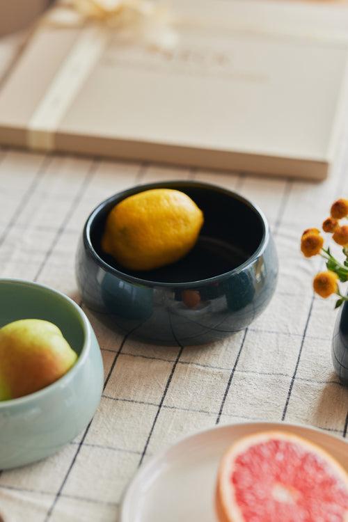 Small Serving Bowl, Deep Sea