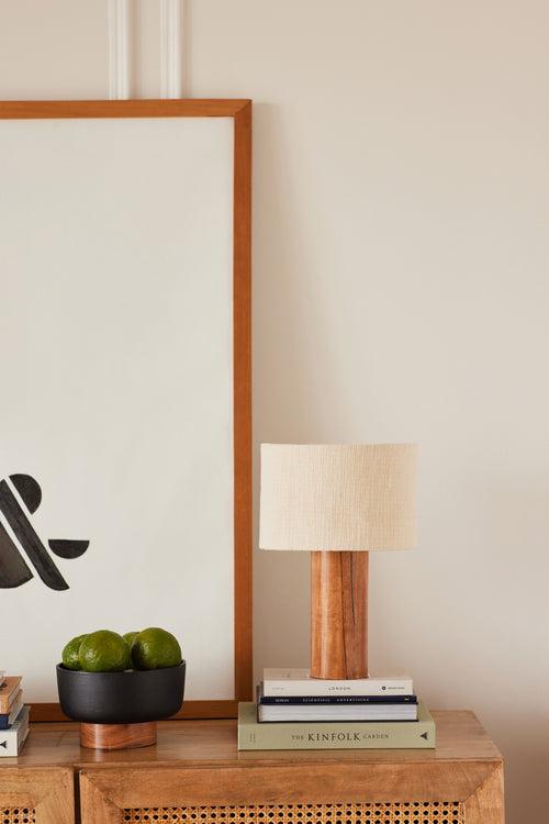 Skog Table Lamp, Acacia wood, Small