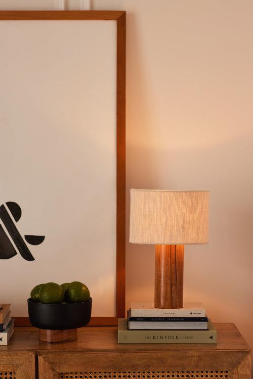 Skog Table Lamp, Acacia wood, Small