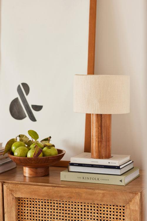 Skog Table Lamp, Acacia wood, Small