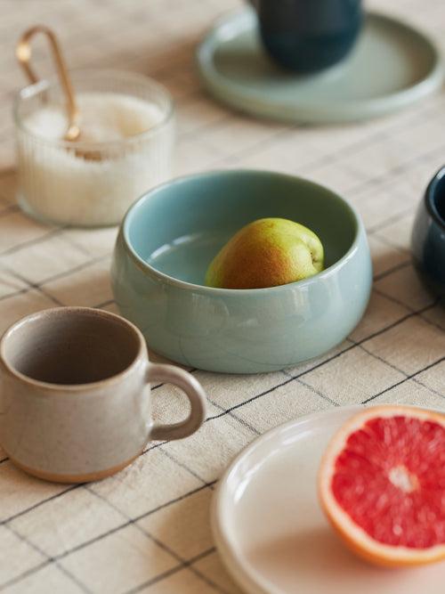 Small Serving Bowl, Aqua