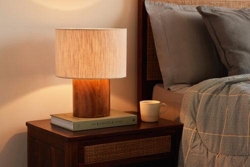 Skog Table Lamp, Acacia wood, Medium