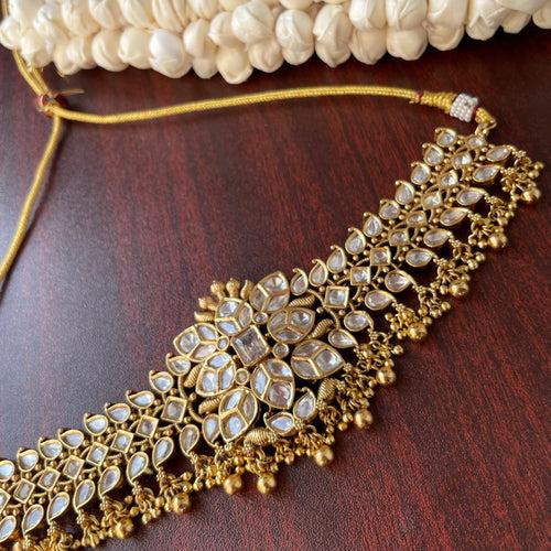 Sharmili - Premium Kundan stones Choker set