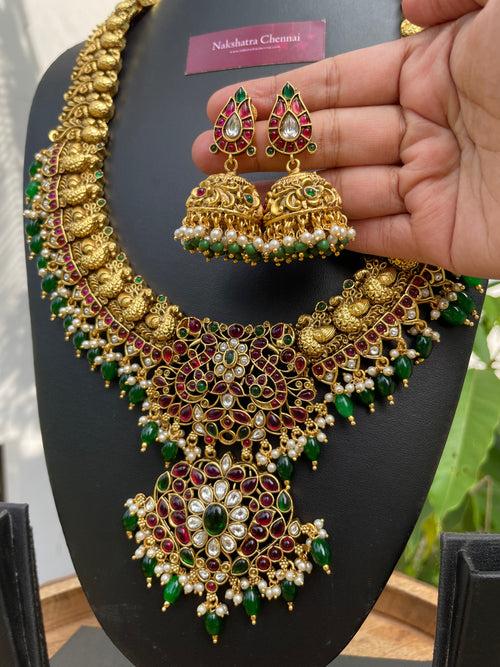 TARINI -Long with Green Beads