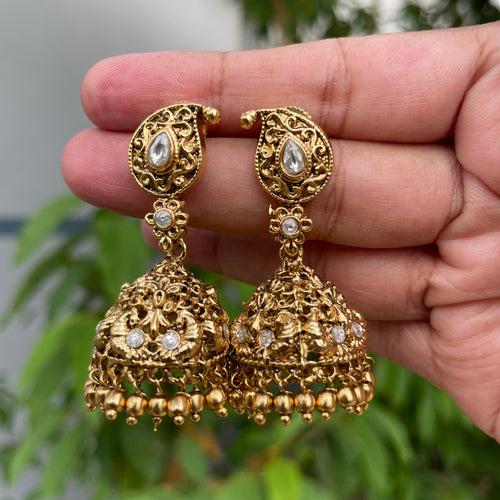 PRE-BOOK | Premium antique Non-Idol Dual Peacock Mango Grand Haram set