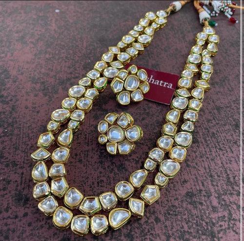 Kundan Stones Short Haram Set (Variants Available)