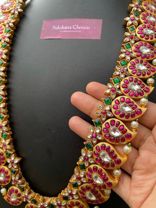 Kundan Jadau Maanga Bridal Haram Set