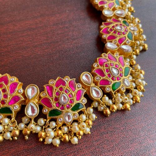 Kundan Jadau Tamara Grand Choker Set