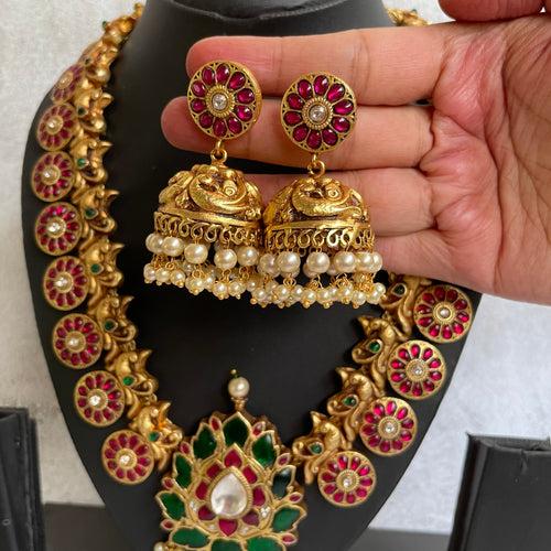 Kundan jadau Tamara Bridal Haram Set